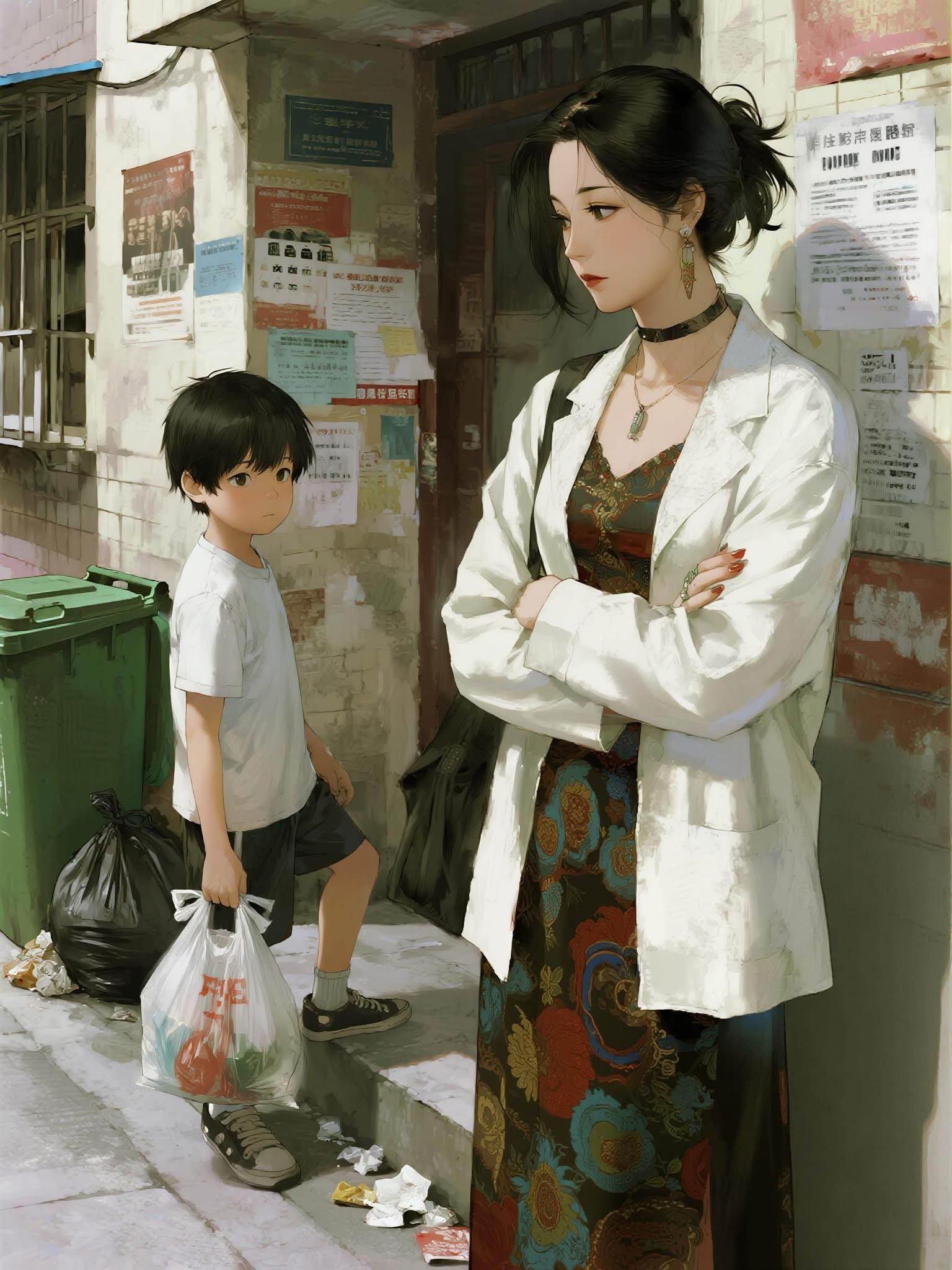 Bà Chủ Nhà Và Cậu Nhóc Quét Sân